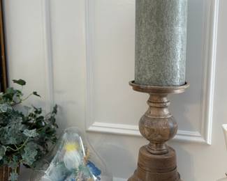 Remote control candle with stand