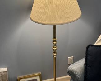 Brass floor lamp