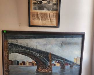 Eads bridge painting and article