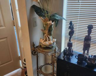 Victorian marble top stand