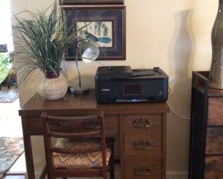 desk with chair $45.