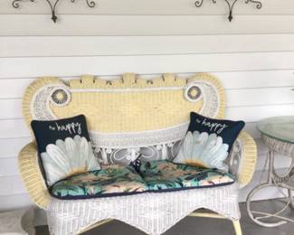 Wicker loveseat $90.