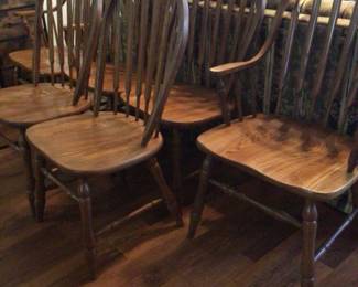 6 chairs to oval pedestal Table
