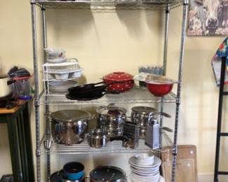Pots & pans, kitchenware 