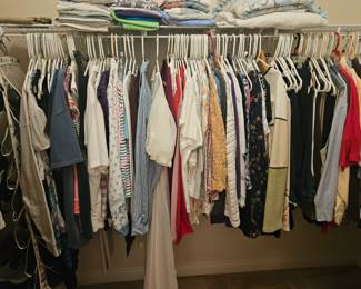 Women's clothing $2 each unless marked. Women's jackets and coats Individually priced 