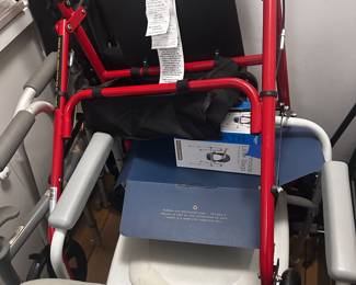 Walkers, potty chairs etc