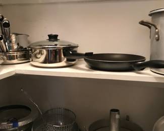 Bunt pans, skillets