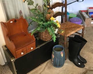 Ladder back child’s chair