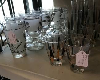 MCM Libby frosted glasses