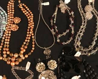 Bracelets, sets, brooches