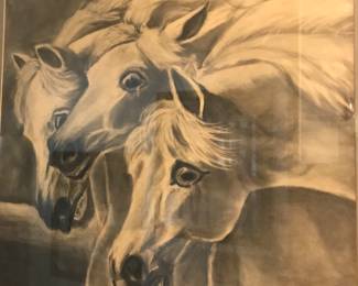 Pharaohs Horse tattoo flash