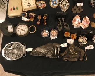 Sets of vintage earrings