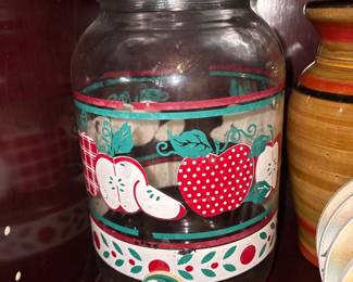 vintage glass beverage dispenser