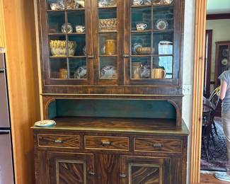 Antique China Cabinet Hutch