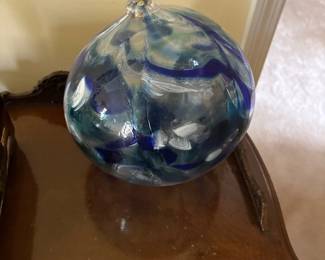 vintage glass dream catcher orb