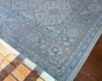 Shahbanu Rugs grey tribal flower and leaf