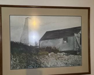 "Lifeboat House" by Andrew Wyeth