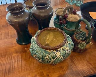 handpainted pottery