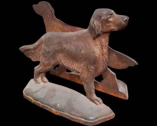 Cast Iron Retriever Bookends