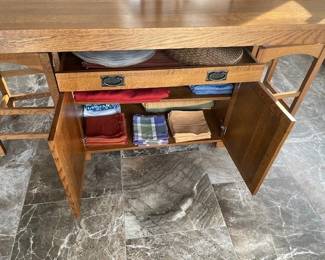 Kitchen Table Storage