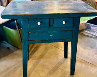 Turquoise table