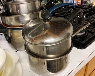 Stainless steel pots 