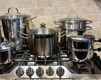 Stainless Steel Pots and Pans
