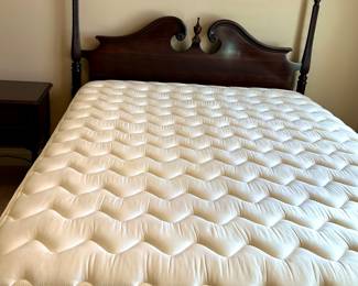 Vintage 2 Poster Headboard Includes Queen Sterns and Foster Mattress