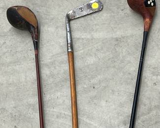 39 Wilson Wood Head Drivers Wood Shaft Iron Golf Clubs