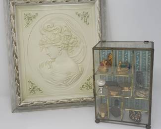 85 Pill Trinket Boxes, Curio Cameo Wall Art