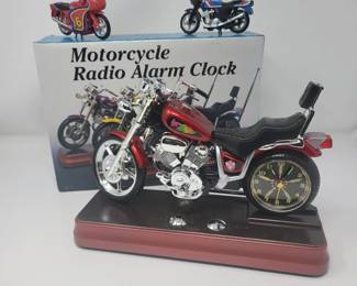 74 Novelty Motorcycle Radio Alarm Clock
