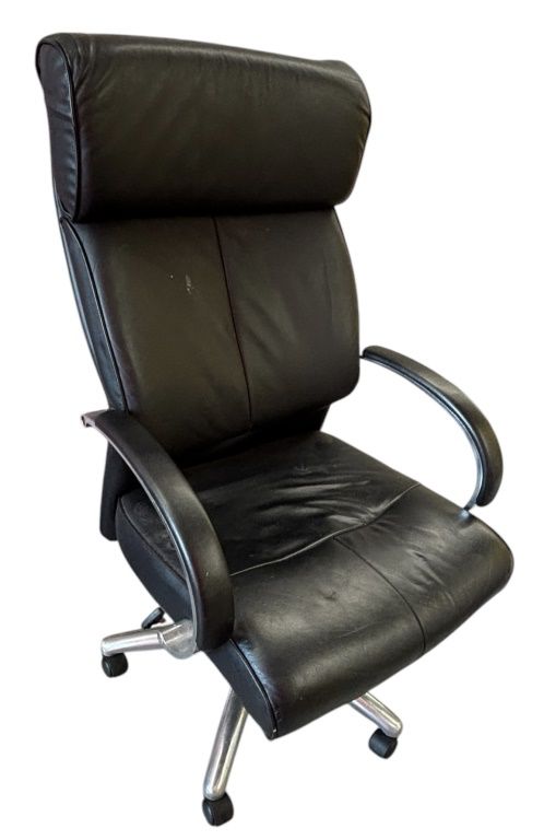 Black Leather Office Chair