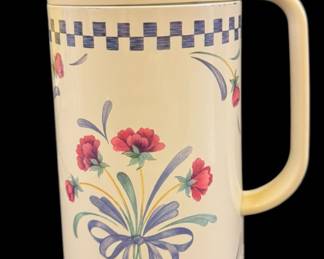 Lenox Poppies on Blue Thermos