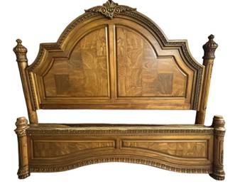 King Size Wooden Bed