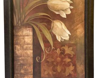 Framed Tulip Interlude I Print