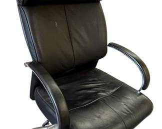 Black Leather Office Chair