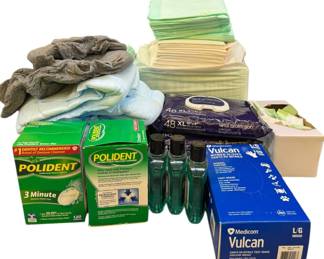 Lot of Aging Adult Care Products