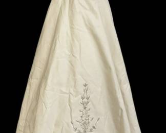 Champagne Beaded Halter Neck Wedding Gown