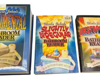 3 Bathroom Reader Books
