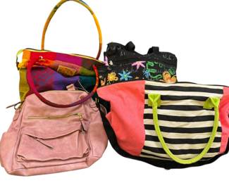 Set of 4 Beach and Overnight Bags