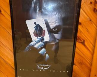 The Dark Knight Movie Poster framed 2008