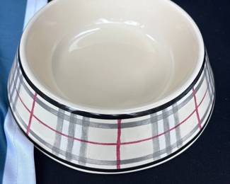Burberry Nova Check Ceramic dog bowl 