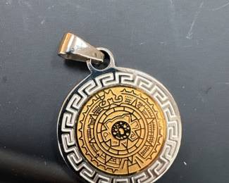 Fini Dream Aztec Calendar Pendant 