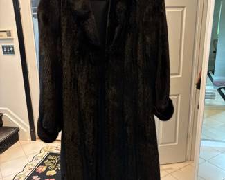Black Mink Coat 