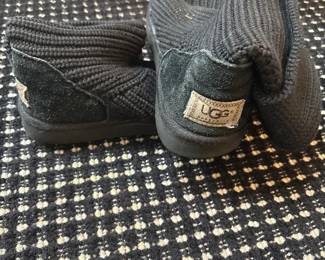 Woven Black Uggs 