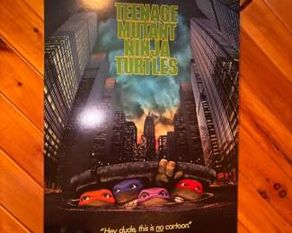 1990 Movie Poster  - Teenage Mutant Ninja Turtles 
