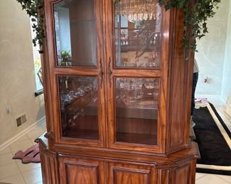 Walnut China Cabinet 