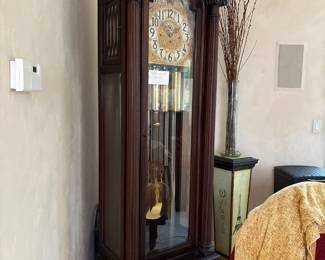 9 Tube Hall Longcase Grandfather Clock 