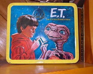Vintage E.T. metal Lunchbox 1982 
