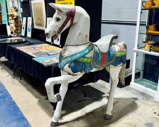 Vintage Wooden Horse Orlando Estate Auction
